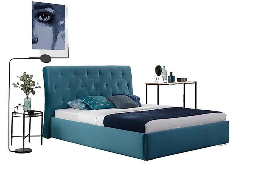 JVmoebel Bett Bett Polster Design Luxus Doppel Hotel Betten 180x200cm Schla günstig online kaufen