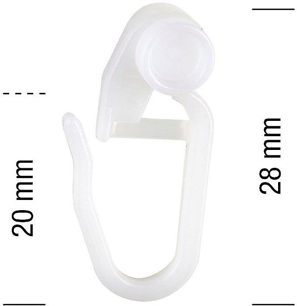 GARESA Gardinenröllchen Rollring für Kunststoff- oder günstig online kaufen