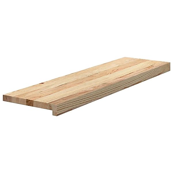 vidaXL Treppenstufen 4 Stk Unbehandelt 90x25x2 cm Massivholz Eiche 3282895 günstig online kaufen