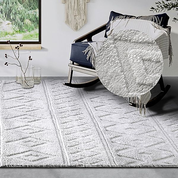 ELLE DECORATION Designteppich »Itinerance«, rechteckig, 18 mm Höhe, Hochflo günstig online kaufen