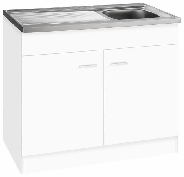 KOCHSTATION Spülenschrank "KS-Elster" Breite 100 cm günstig online kaufen