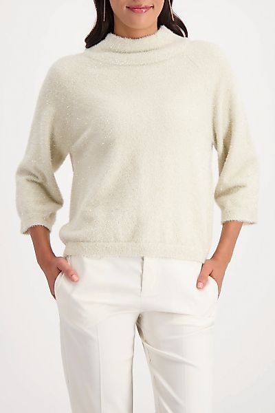 Monari Stehkragenpullover "Pullover Lurex" Regular fit mit Rundhalsausschni günstig online kaufen