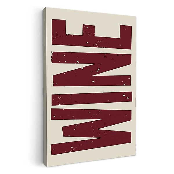 OneMillionCanvasses® Leinwandbild Wein - Rot - günstig online kaufen