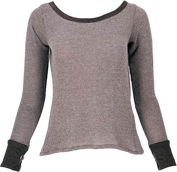 Guru-Shop Longsleeve Psytrance Feinstrick Shirt, Langarmshirt günstig online kaufen