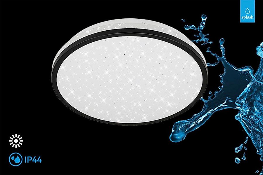 Briloner Leuchten LED Deckenleuchte ACORUS BLACK günstig online kaufen