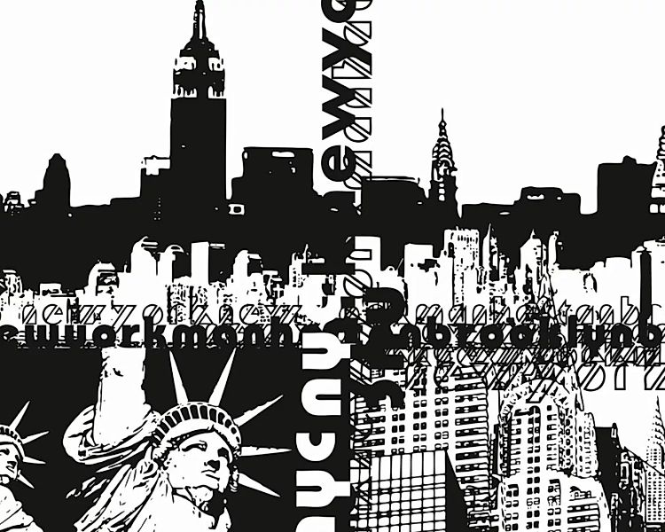 Fototapete "New York" 4,00x2,50 m / Glattvlies Perlmutt günstig online kaufen