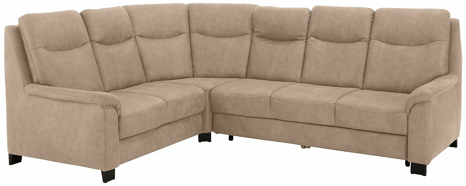 Home affaire Ecksofa »Boccaccio L-Form«, mit Federkern, incl. Kopfteilverst günstig online kaufen