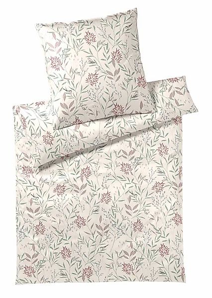 Elegante Bettwäsche »Sketch Allover« 2 Stk. tlg. angenehmes Hautgefühl günstig online kaufen