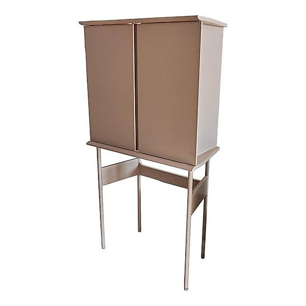 Schönbuch Standvitrine Barschrank Guard Lack Rosenholz 28 Rosa Crème günstig online kaufen