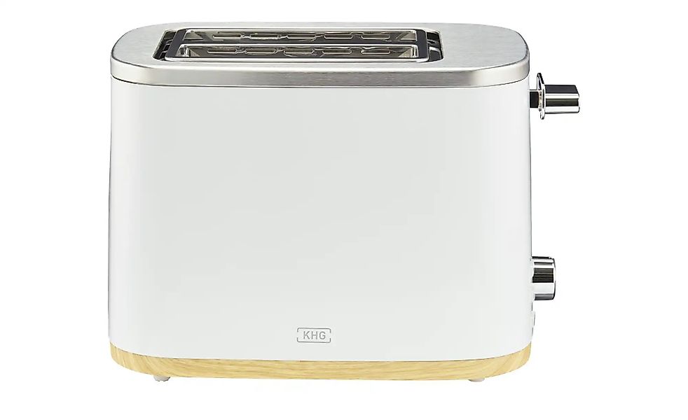 KHG Toaster  TO-810 WWD ¦ weiß ¦ Metall lackiert,Kunststoff ¦ Maße (cm): B: günstig online kaufen