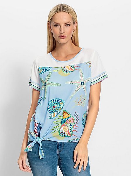 heine Klassische Bluse Druckbluse Kurzarm günstig online kaufen