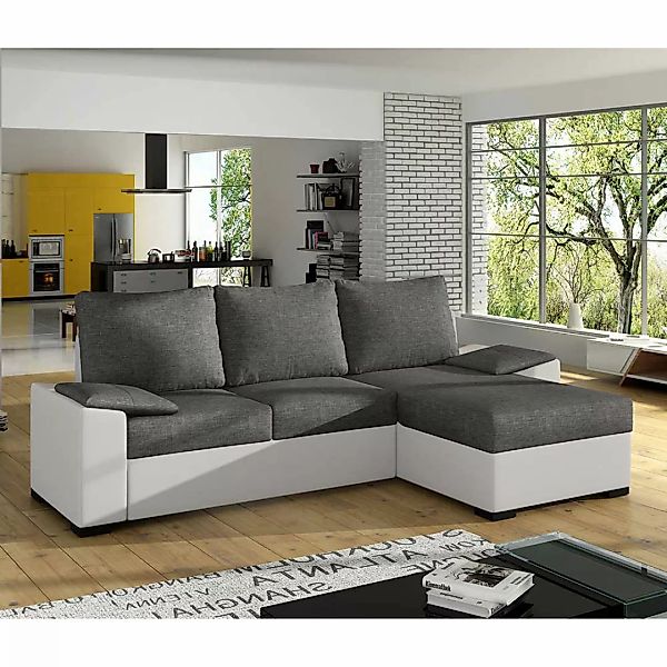 Sofa Ecksofa mit Schlaffunktion und Armlehnen günstig online kaufen