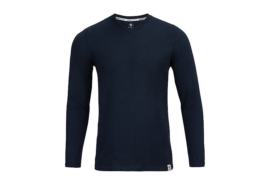 HAASIS Bodywear 1919 Langarmshirt 77113063-navy (1-tlg) Hautsympatisches La günstig online kaufen