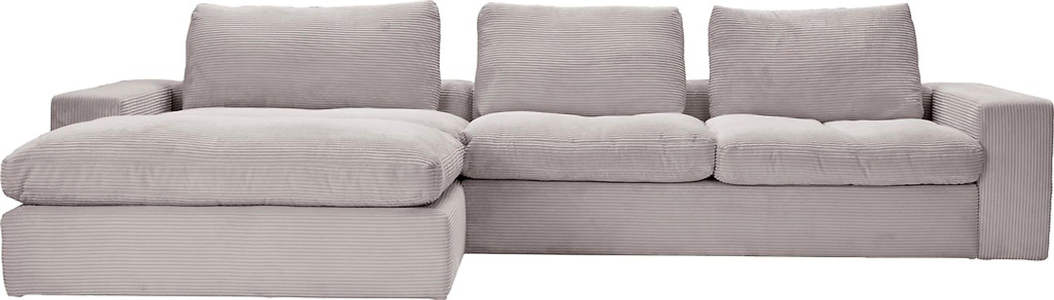 alina Ecksofa »Sandy« mit Recamiere, in modernem Cordstoff günstig online kaufen