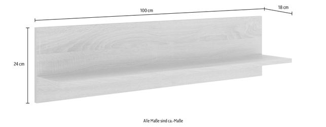 KOCHSTATION Wandboard "KS-Samos" 100 cm breit günstig online kaufen