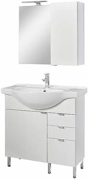 welltime Badmöbel-Set "Granada Waschplatz 80" Set, 2 Stk. tlg. hängende ode günstig online kaufen
