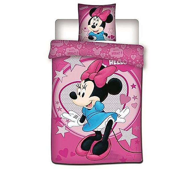 Disney Minnie Mouse Bettwäsche Minnie Maus Kinder Bettwäsche, Mikrofaser, D günstig online kaufen