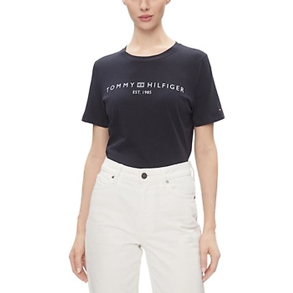 Tommy Hilfiger  T-Shirt REG CORP LOGO C-NK S WW0WW40276 günstig online kaufen