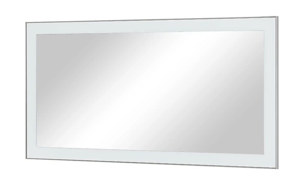 Spiegel 120 x 60 cm Duna ¦ weiß ¦ Glas,Aluminium,Holzwerkstoff ¦ Maße (cm): günstig online kaufen