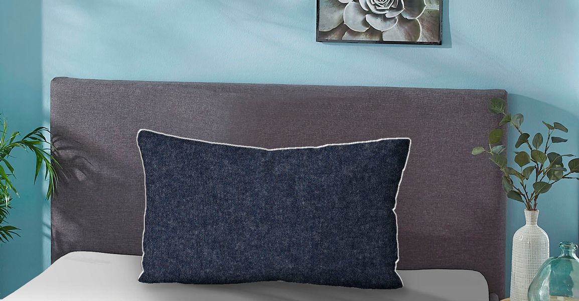 Biberna Kissenbezug "Hermal Flanell mit Reißverschluss, Melange-Optik, Wend günstig online kaufen