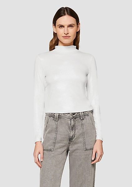 s.Oliver Langarmshirt T-Shirt Schmal geschnittenes Langarmshirt günstig online kaufen