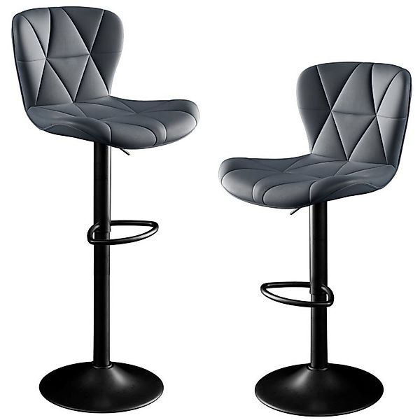 HawthyHome Barhocker Barstuhl, Höhenverstellbar mit Rückenlehne, günstig online kaufen