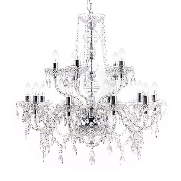 riess-ambiente Kronleuchter CRYSTAL 80cm klar, ohne günstig online kaufen