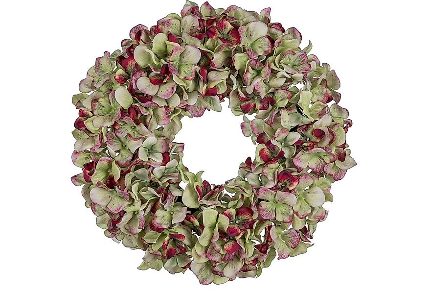 Kunstkranz Hortensienkranz, Creativ green, Höhe 6 cm, mit zahlreichen Blüte günstig online kaufen