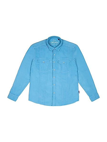Checker Langarmhemd Dynasty Cord bluse longsleeve günstig online kaufen