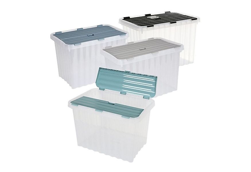 Jelenia Plast Aufbewahrungsbox Wellenbox m.Klappdeck.88L ca.60x45xH45cm tra günstig online kaufen