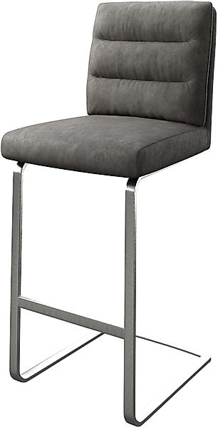 DELIFE Barhocker Pela-Flex, Freischwinger flach Edelstahl günstig online kaufen