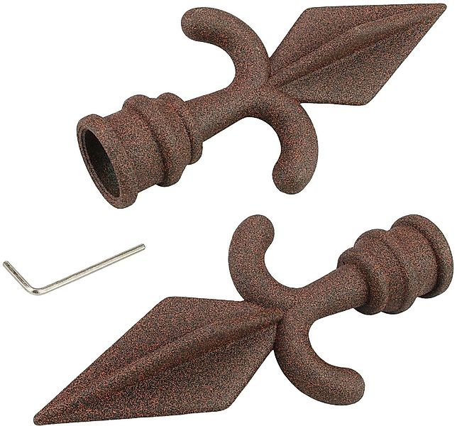 Liedeco Gardinenstangen-Endstück Amor, Gardinen, (Set, 2-St), günstig online kaufen