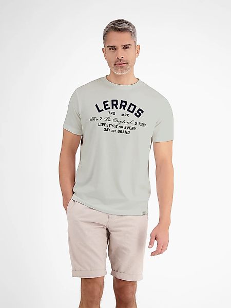 LERROS T-Shirt "Sommerliches T-Shirt mit Print" günstig online kaufen