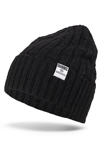 Djinns Beanie Djinns Basic Beanie BAMBOO KNIT Black günstig online kaufen