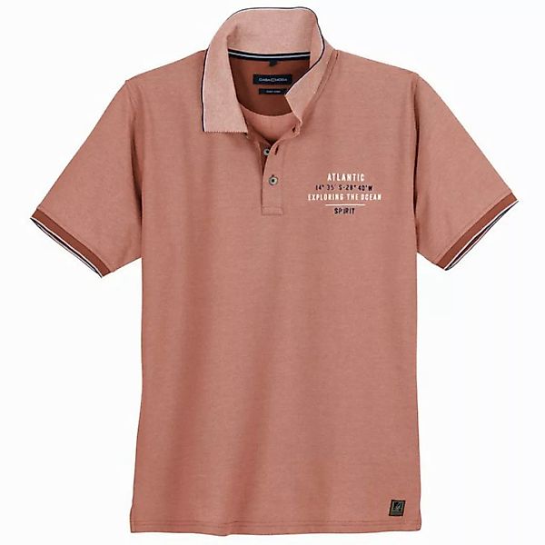 CASAMODA Poloshirt CasaModa XXL Poloshirt easy care lachs melange modisch günstig online kaufen