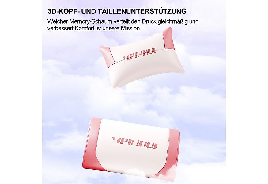 FOXSPORT Gaming-Stuhl inkl. Rücken- & Nackenkissen, ergonomischer Bürostuhl günstig online kaufen