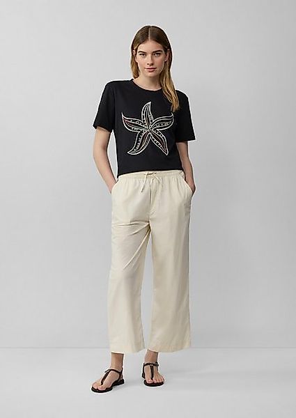 s.Oliver 7/8-Hose Leichte Culotte im Relaxed Fit aus Baumwollmix günstig online kaufen