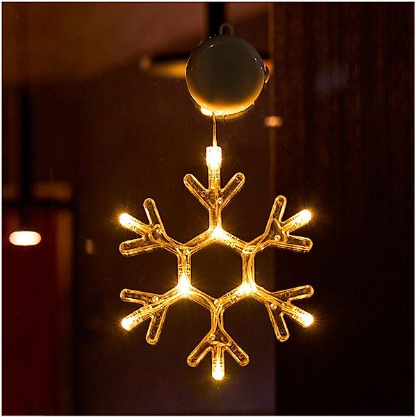 Qualra LED-Lichterkette LED Sterne Weihnachtsbeleuchtung Lichterkette günstig online kaufen