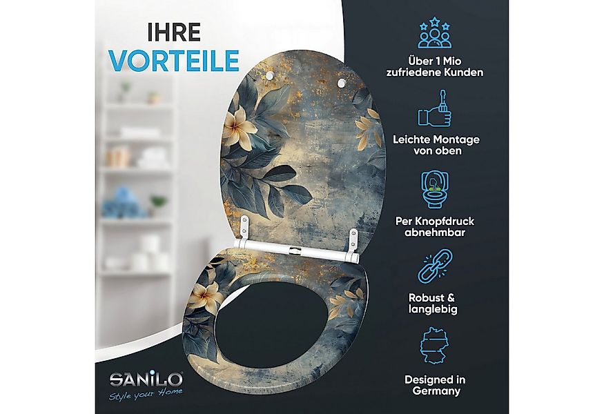 Sanilo WC-Sitz mit Absenkautomatik & Top Fix in vielen Designs, hochwertig, günstig online kaufen