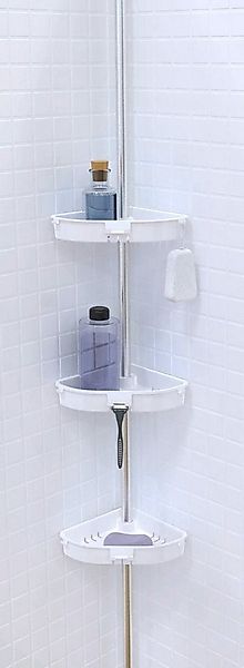 Bischof Duschregal Coin, stufenlos höhenverstellbar von 135 - 260 cm günstig online kaufen