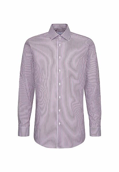 seidensticker Businesshemd "Schwarze Rose" Regular 1/1 Kentkragen Gestreift günstig online kaufen