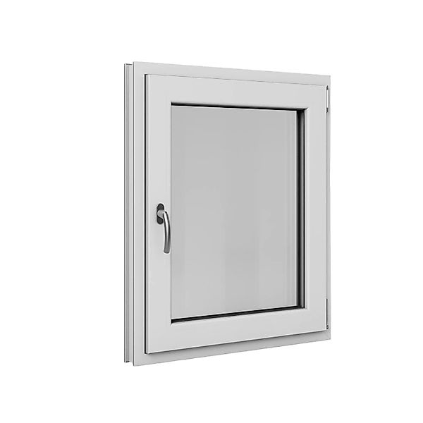 Roro Fenster Basic Kunststoff-Profil Weiß 75 cm x 90 cm DIN R günstig online kaufen