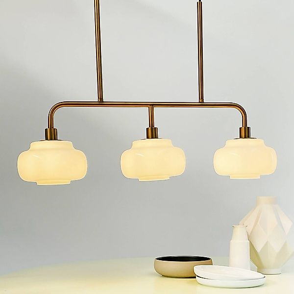 Dyberg Larsen Pendellampe Ossett, bronzefarben, Länge 80 cm günstig online kaufen
