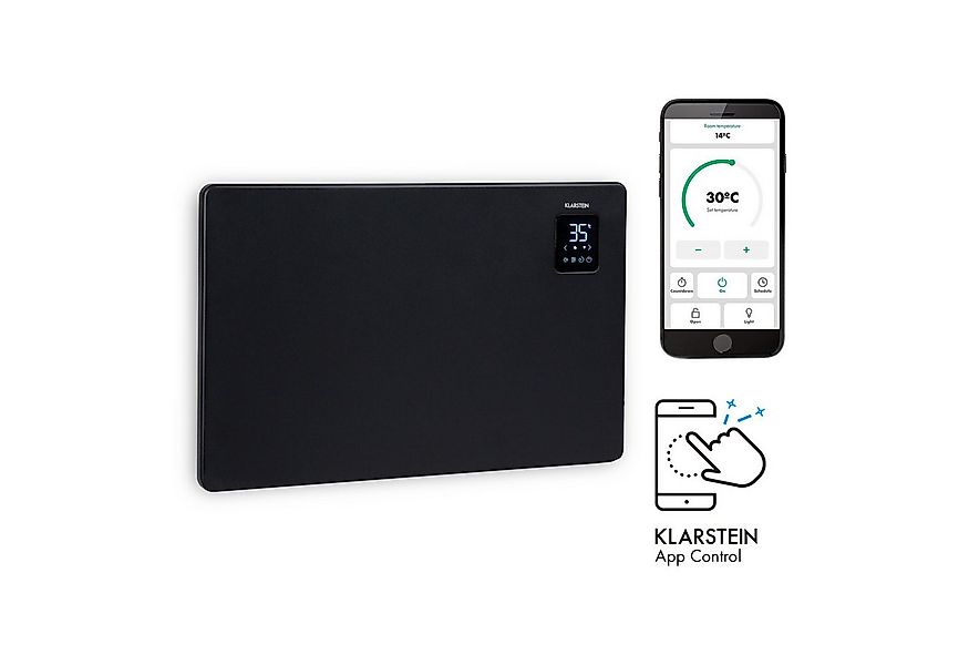 Klarstein Heizstrahler Bansin Smart 1500, elektrische Konvektor Heizung Ele günstig online kaufen