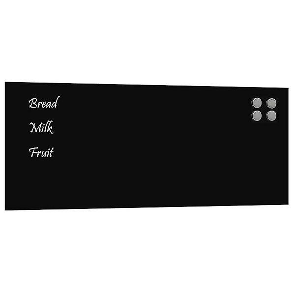 vidaXL Magnettafel Magnettafel Wandmontage Schwarz 100x40 günstig online kaufen