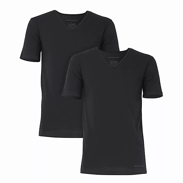 BALDESSARINI Herren Unterhemd 2er Pack - T-Shirt, V-Neck, Halbarm, Stretch günstig online kaufen