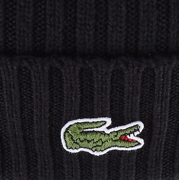 LACOSTE Strickmütze aus reiner Wolle günstig online kaufen