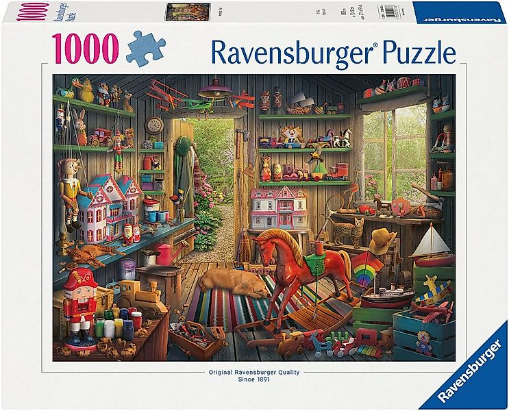 Ravensburger Puzzle Spielzeug von damals, 1000 Puzzleteile, Made in Germany günstig online kaufen