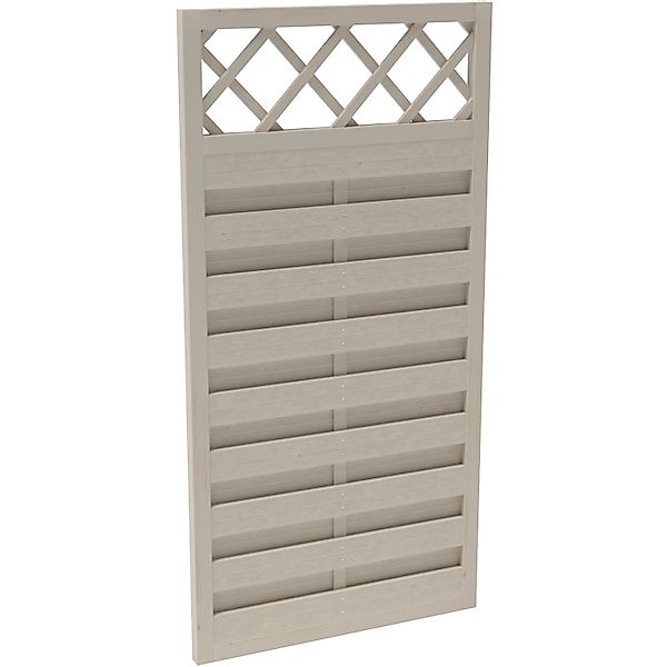 Sichtschutzzaun-Element Country Cream,asiert 180 cm x 90 cm günstig online kaufen