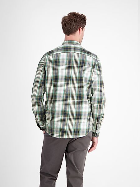 LERROS Langarmhemd "LERROS Karohemd für Herren" günstig online kaufen